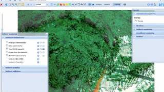 FLOREO MapServer app - demonstration of the snow monitoring functions screenshot 5