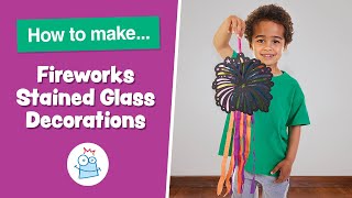 FN304 - Fireworks Stained Glass Decoration Kits