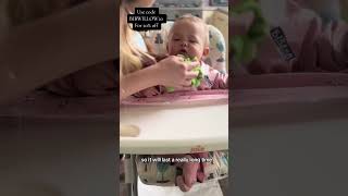 I have 4 of these bibs – can’t go without them! #weaningtips