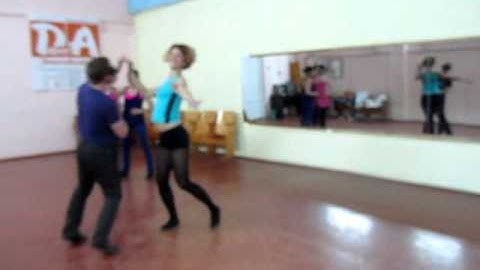 !!!!Танец!!Zouk  Слава в повязке и Юля in dance studio DancA 19 05 14 г. Гомель, Беларусь