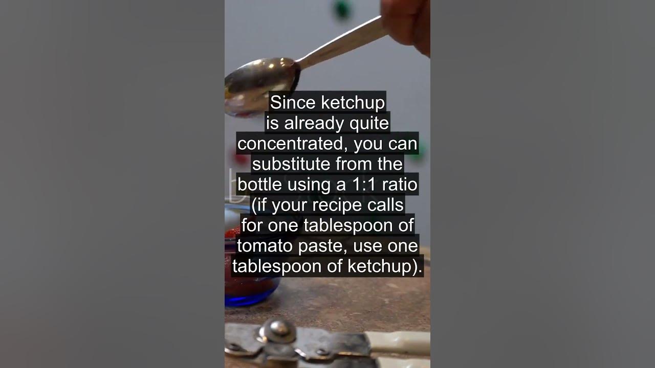 can-you-use-ketchup-instead-of-tomato-paste-youtube