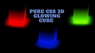 3D Cube with CSS | CSS Animation Effects #css #animation