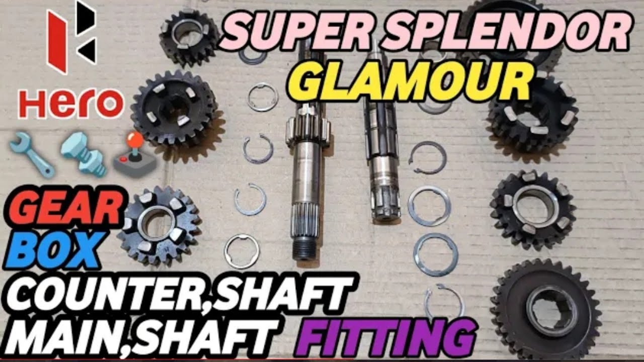 hero super splendor glamour Bike full gearbox fitting
