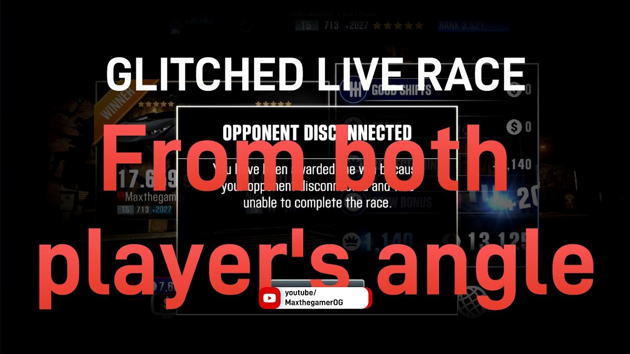 CSR2 | CSR Racing 2, Live Racing glitch from both player's view.