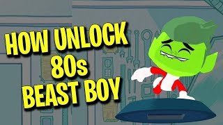 How to Unlock 80s Beast Boy - Teen Titans GO Figure - Figure Location - (Teeny Ttitans 2)