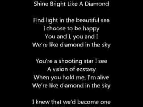 Rihanna - Diamonds Lyrics - YouTube
