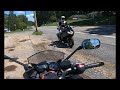 2012 Yamaha FZ6R First Ride | friend joins me on his GSXR 750