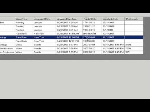 Microsoft Courses SQL Training Video: SQL 2008 Date Time Function