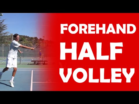 Forehand Half Volley Technique | HALF VOLLEY