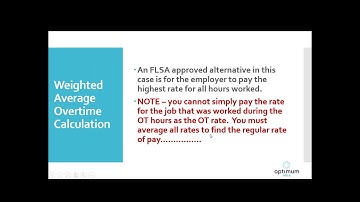 Webinar: Overtime Calculations