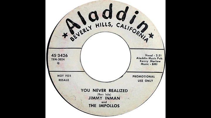 JIMMY INMAN & THE IMPOLLOS  YOU NEVER REALIZED