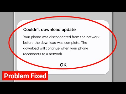 How to Fix Couldn’t Download Update Error On Samsung Phone | Samsung Couldn’t Download Update