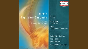 Serenade, Op. 1: I. Un poco adagio - Allegro con sprito