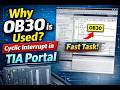 TIA PORTAL || OB30 ||  OB31 || OB35 || Cyclic Interrupt OBs in TIA Portal