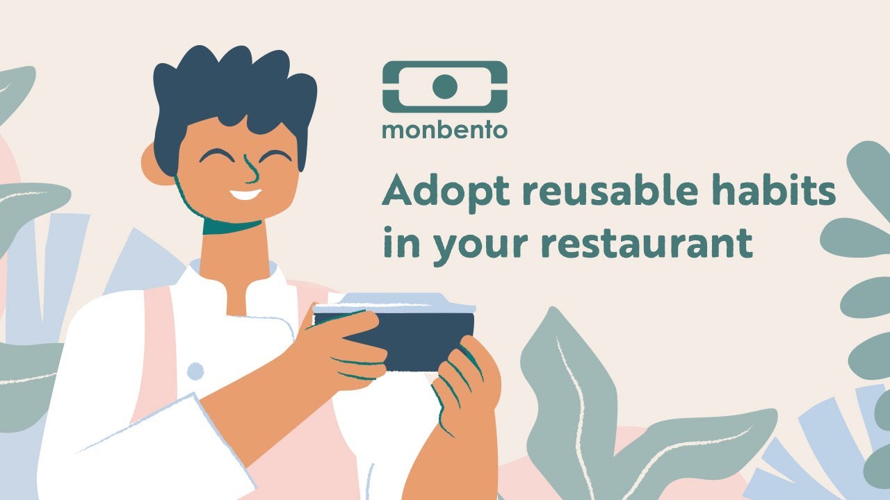 Adopt reusable habits in your restaurant with monbento boxes - YouTube
