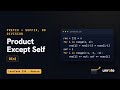 Product of Array Except Self — Prefix × Suffix, No Division (LeetCode 238)