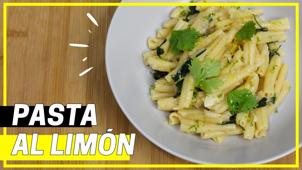 PASTA al LIMÓN // LEMON pasta // Receta italiana 🇮🇹😋 YouTube