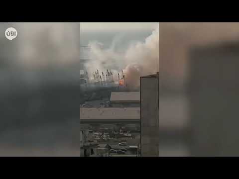 Beirut Explosion Angle #60 [New Video]