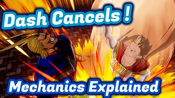 Dash Cancel Explained! Mechanics Breakdown My Hero Ones Justice 2 Gameplay (combo dash cancel guide)