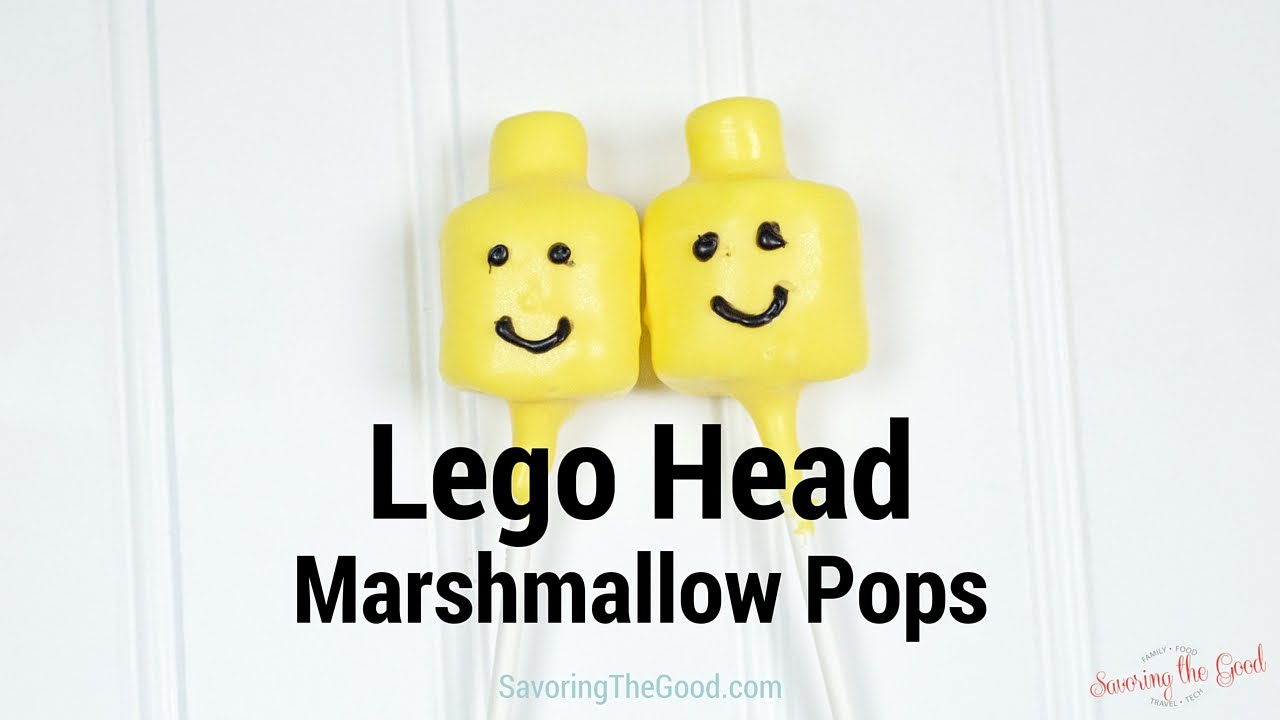 Lego Head Marshmallow Pops YouTube