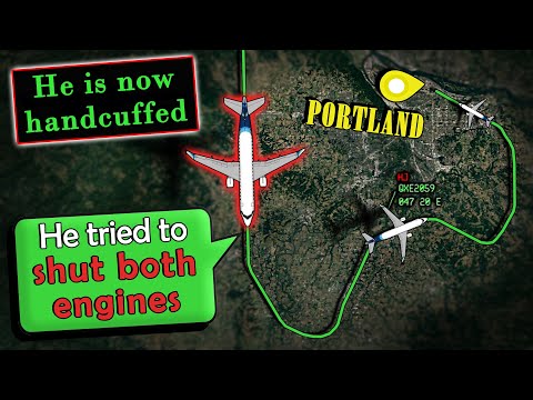 HIJACK ATTEMPT by Jumpseat Pilot onboard Horizon | Diverts to Portland