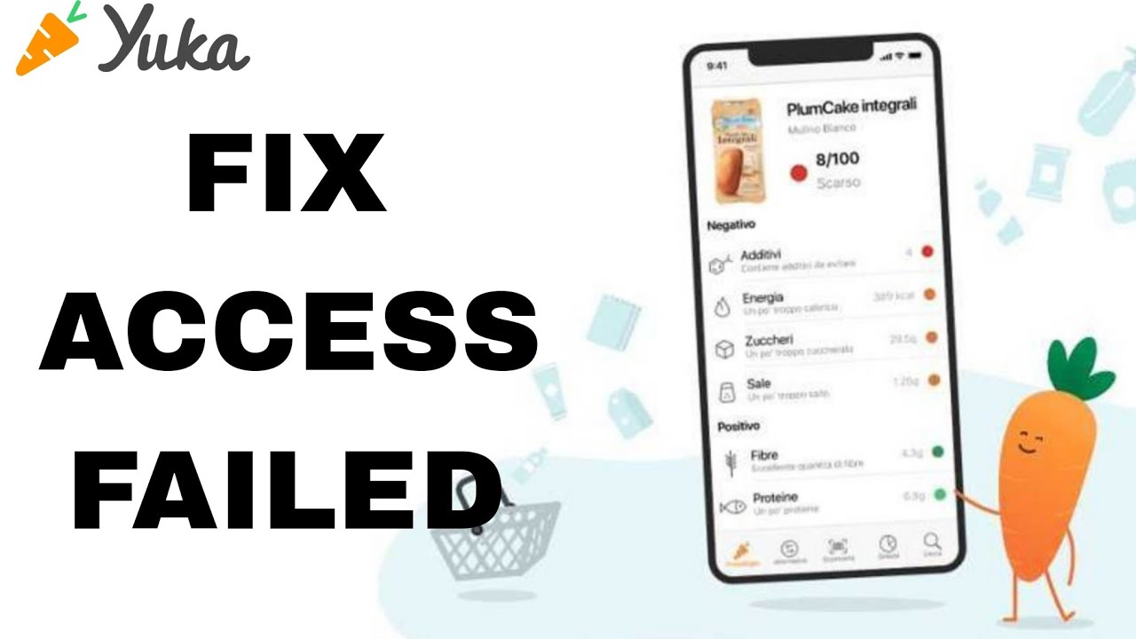 How To Fix And Solve Access Failed On Yuka App | Final Solution - YouTube