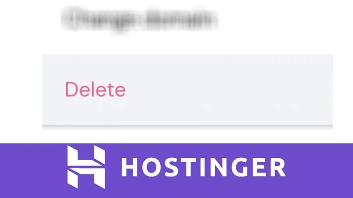 How To Backup and Delete a Website in Hostinger Website Builder