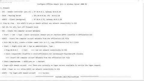 Configure Offline domain join in Windows Server 2008 R2