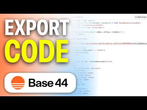 How To Properly Export Code From Base 44 (Full Tutorial)
