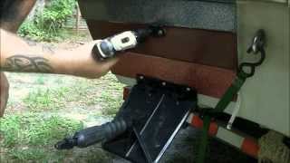 Nauticus Smart Tabs SX installation 1989 Cajun bass boat