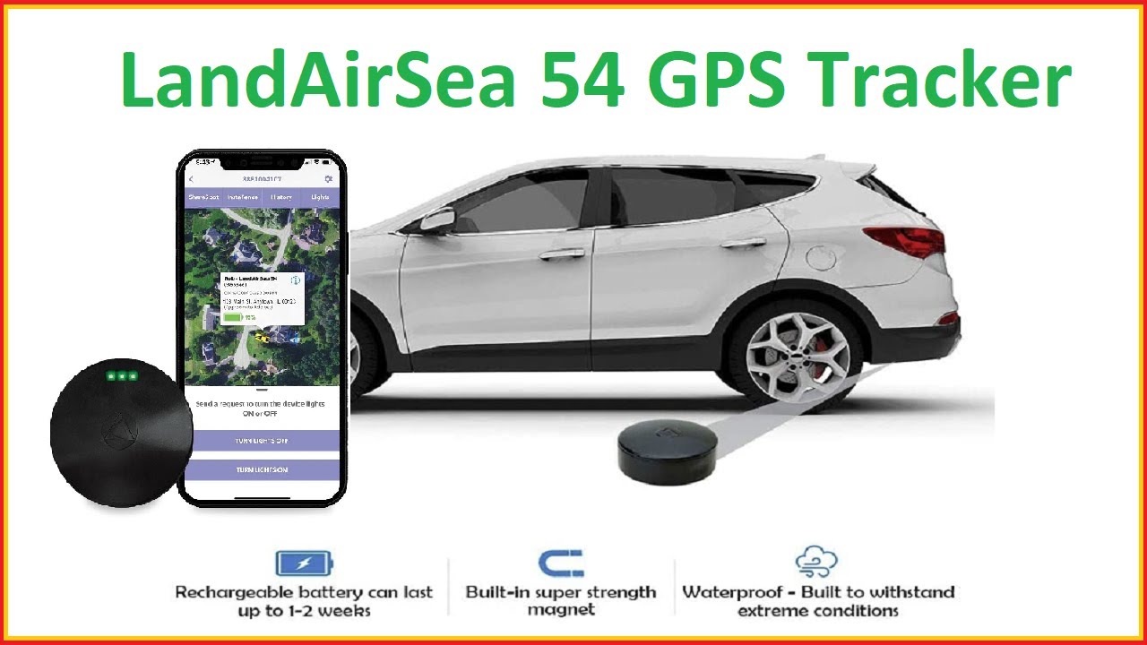LandAirSea 54 GPS Tracker, Waterproof Mount YouTube