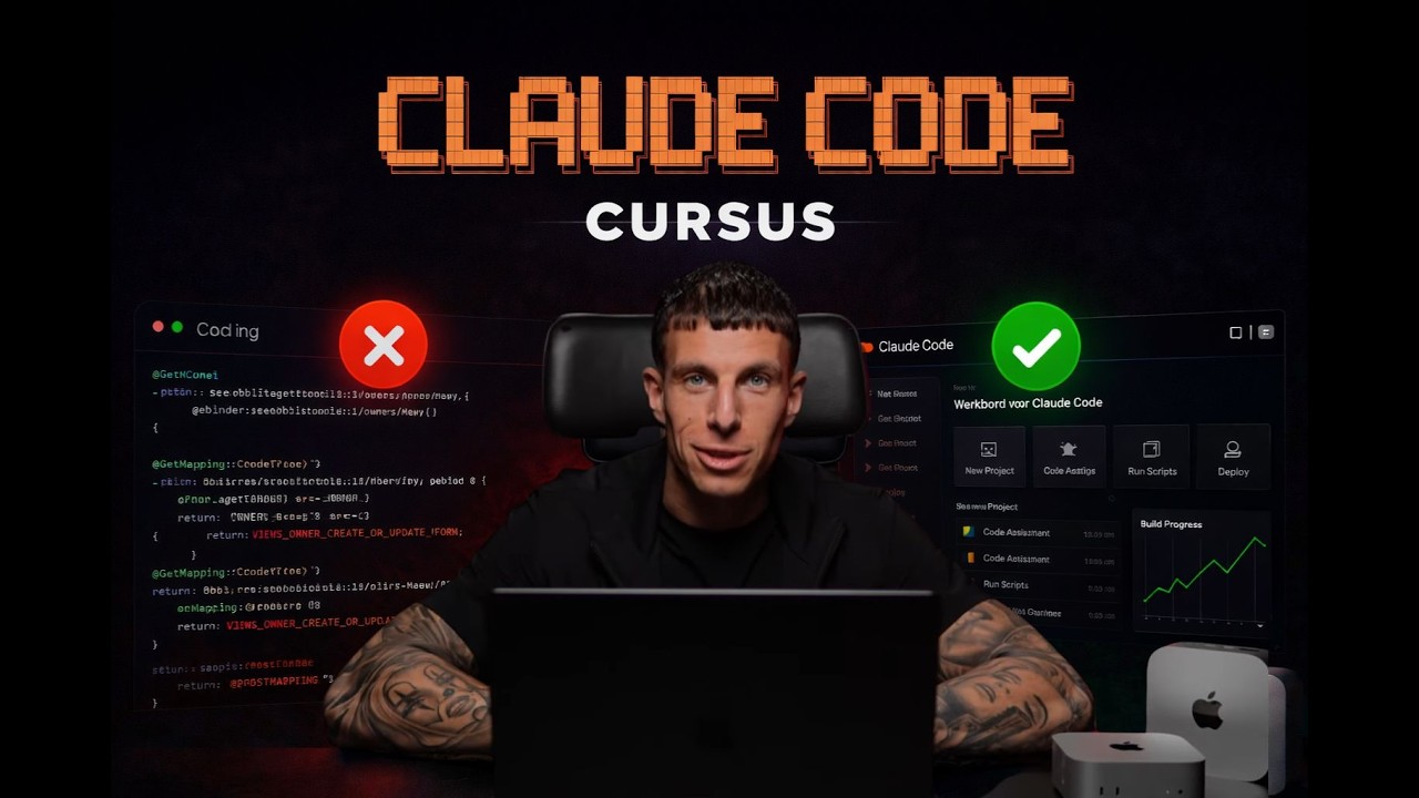 Bouw je eerste AI-systeem met Claude Code (Interactieve Cursus) - YouTube