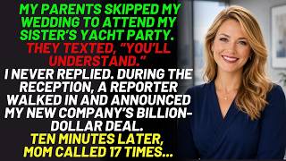 My Parents Skipped My Wedding for My Sister’s Yacht Party—Then My Company Made the News