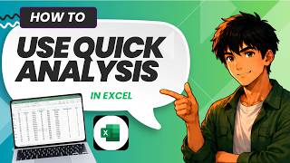 How To Use Quick Analysis Tool In Excel (Tested)