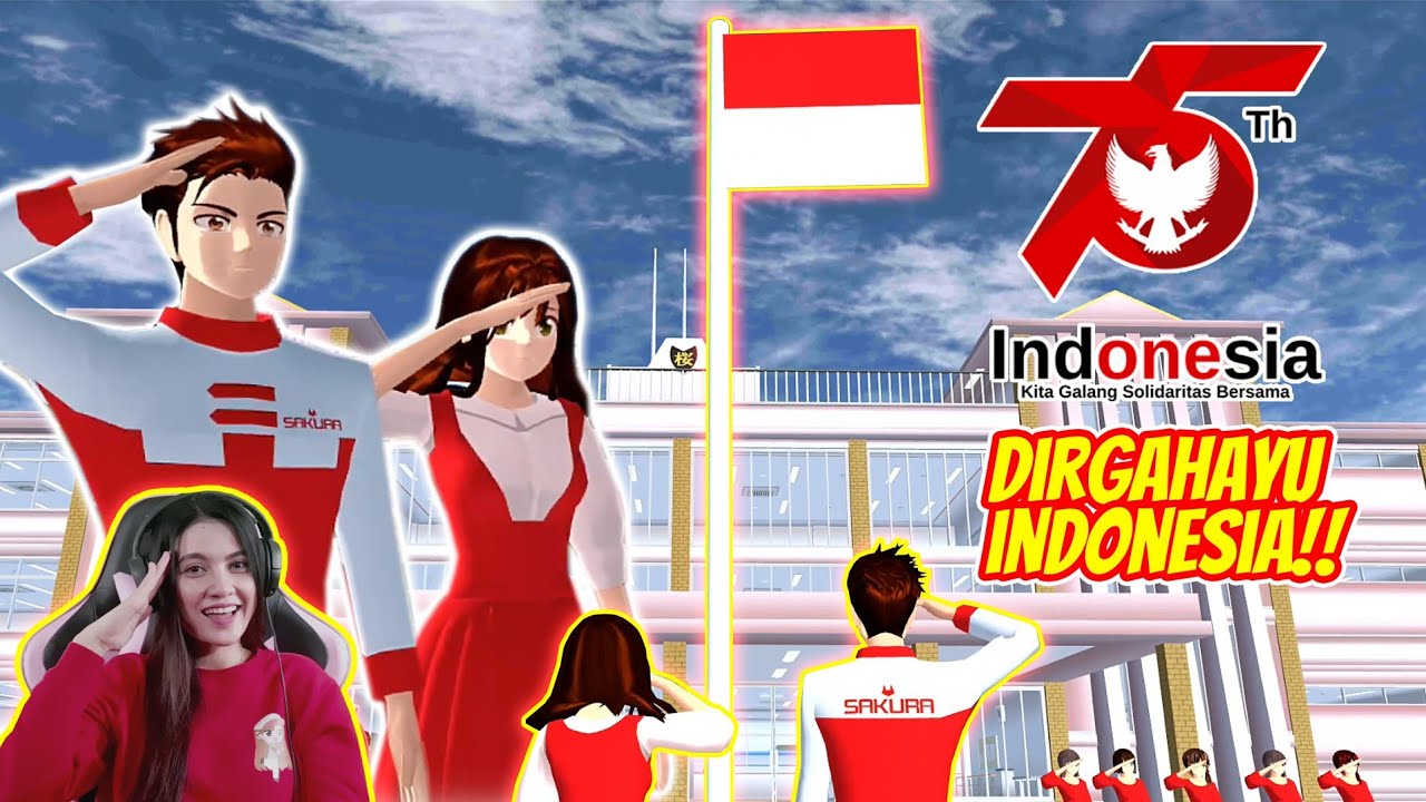 DIRGAHAYU INDONESIA KE-75!! INDONESIA SEMAKIN JAYA!! SAKURA SCHOOL SIMULATOR INDONESIA - PART 115