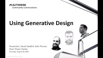 34 - Dynamo Office Hours:  Using Generative Design