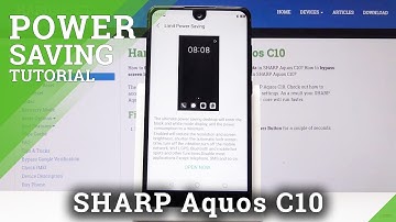 How to Save Power in SHARP C10 - Power Saving Mode