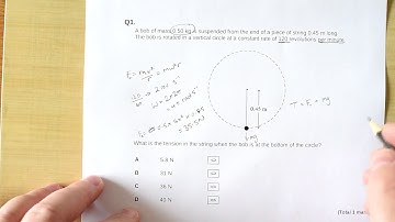 Circular Motion multiple choice question
