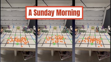 A Sunday Morning Practice, 3 Rounds in a Row. VEX IQ Slapshot Robotics