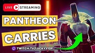 Join Livestream: Free Destiny 2 Pantheon Carries! ⚠ Emblem Giveaway Every 10 Subs!