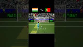 🇮🇳 VS 🇵🇹 #efootball #fifa #ronaldo #messi #live #highlights