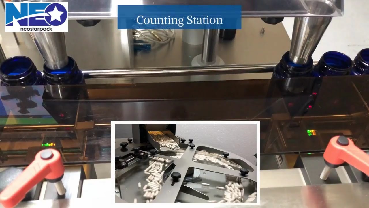 Automatic Pharmaceutical Capsuel/Tablet Counting Line With Cotton ...
