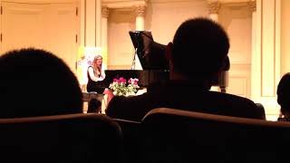 2016 Golden Key Music Festival Avery Panico Carnegie Hall