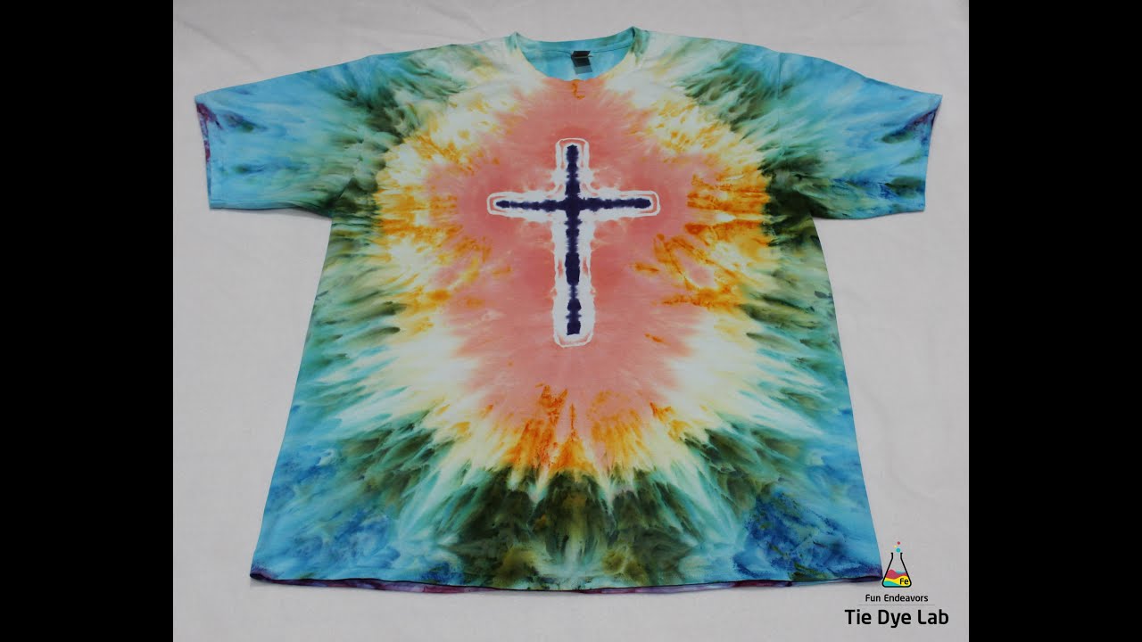 How To Make An Incline Ice Dye Cross Tie Dye Shirt 