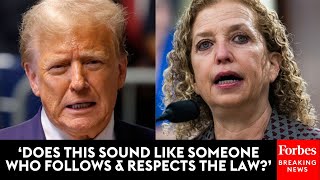 Talk About Two Tiers Of Justice Debbie Werman Schultz Rips Trumps Handling Of Clified Docs