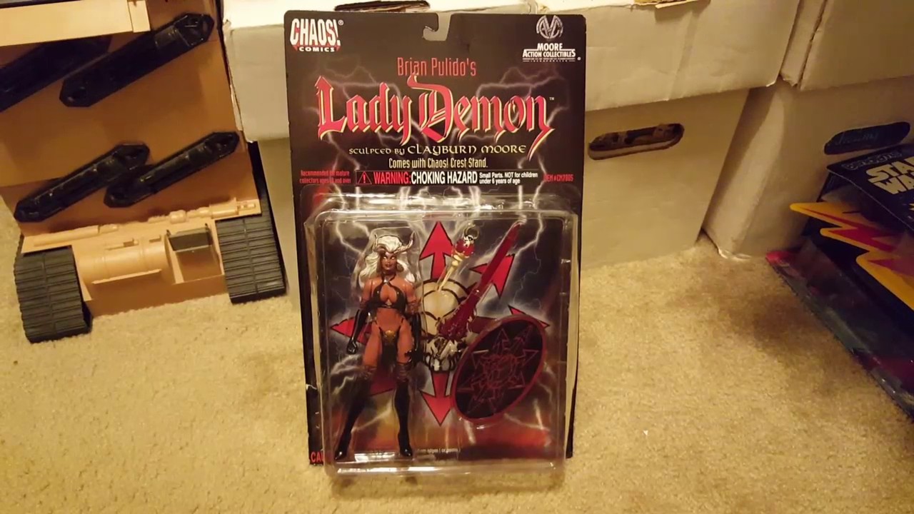 フィギュア Lady Demon Crest Stand_More Action Collectibles 1997 