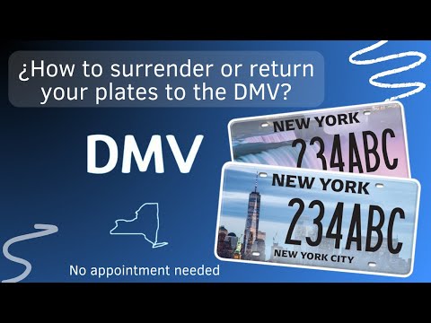 How To Return Ny License Plates