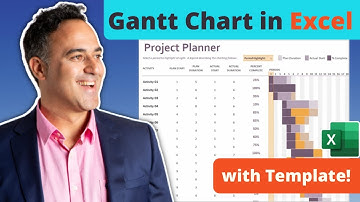Create a Gantt Chart in Excel - Template Like Microsoft Project