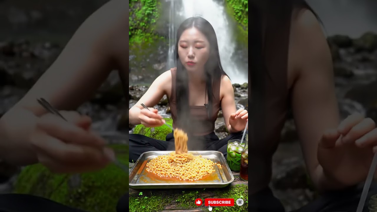 Silent Eating Show – Her Expressions Say It All! 🤫🍽️😊