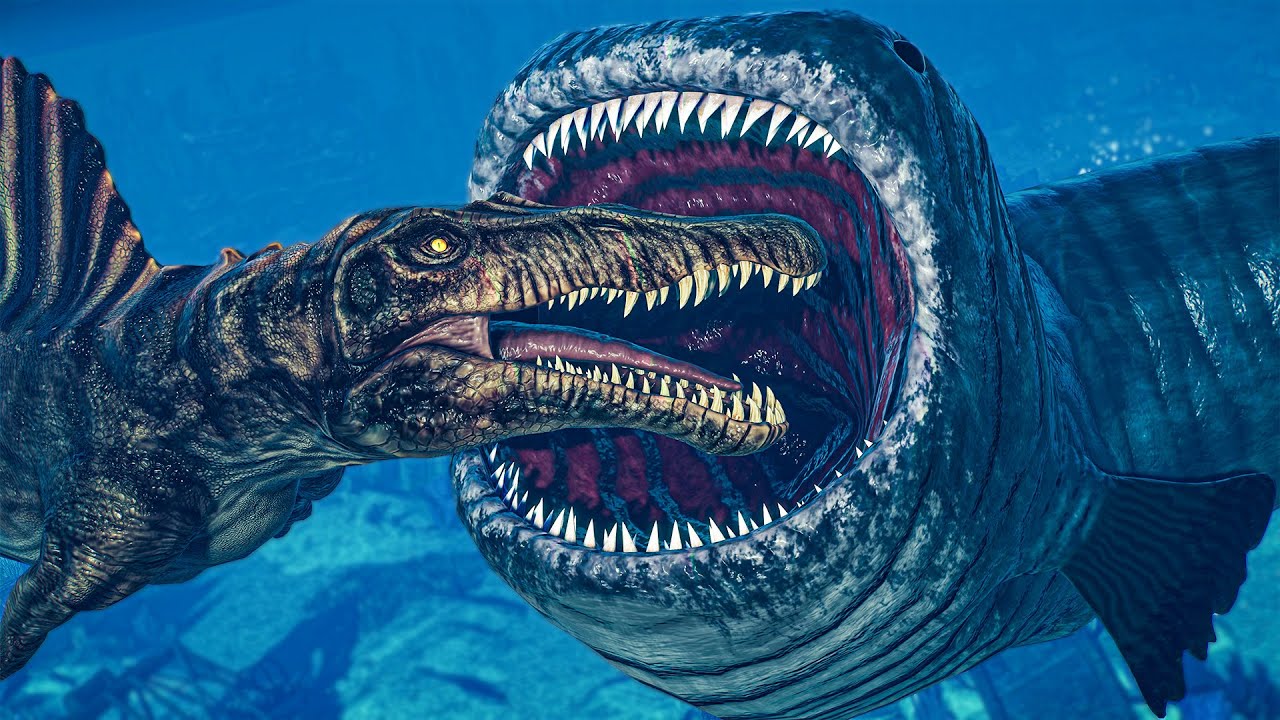 The Bloop vs Megalodon & Spinosaurus - Ultimate Ocean Hunt